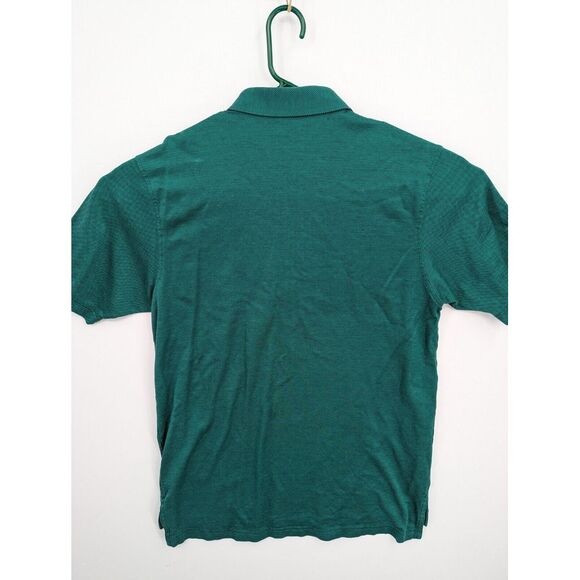 GOLD x PETER MILLAR x NOTRE DAME Men's Large Cotton Polo Shirt Green Golf IRISH - Picture 5 of 6